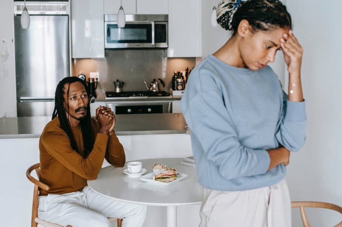 A couple struggling with addiction treatment