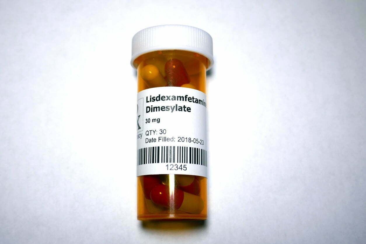lisdexamfetamine bottle