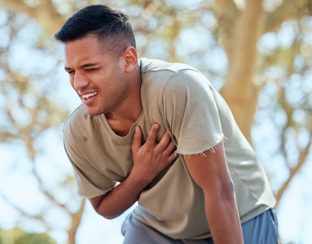 Heart pain after drinking